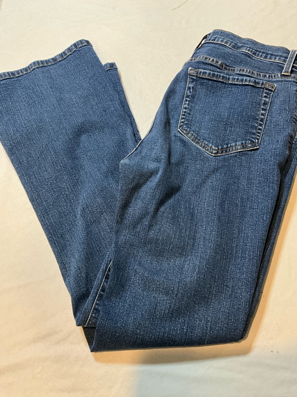 Not Your Daughter’s Jeans 10 Petite High Rise Blue Wash Denim Straight Leg - Picture 5 of 6
